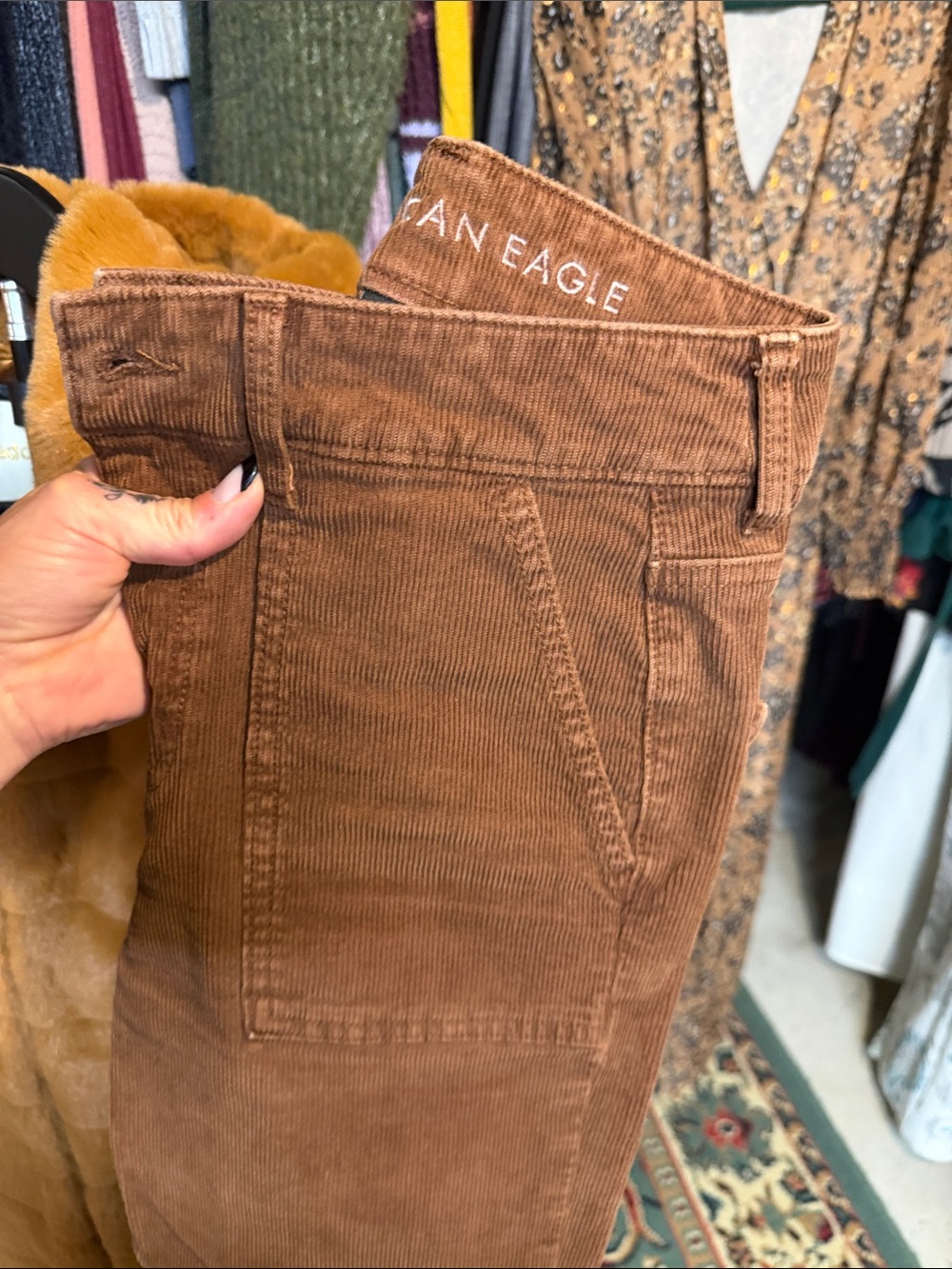 American Eagle high-rise flare